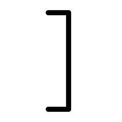 Bracket-end