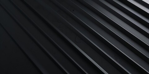 Obraz premium A minimalist design with a midnight black background, Bold lines and subtle textures, Contemporary minimalist style