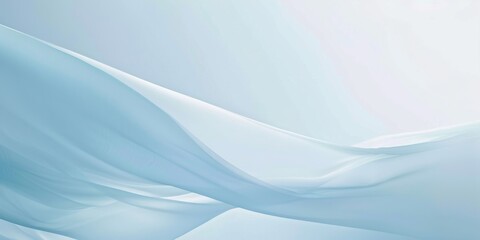 Obraz premium A minimalist design with a pastel blue background, Soft curves and gentle gradients, Contemporary minimalist style