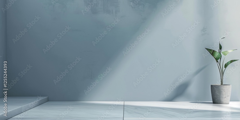 Poster a minimalist design with a pure grey background, strong lines and clean edges, modern minimalist sty