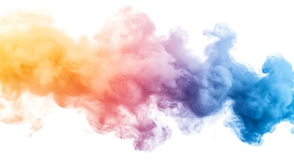 Colorful abstract smoke