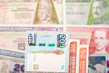 Guatemalan money a business  background