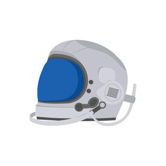 Fototapeta premium Astronaut Helmet, Space Vector Illustration, Isolated