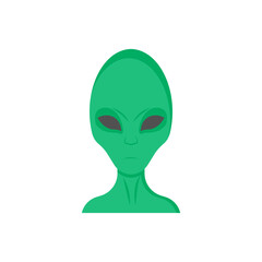Alien, Space Vector Illustration, Isolated