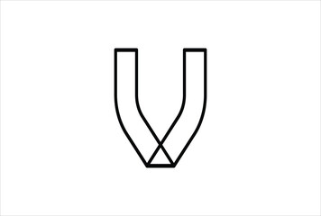 Elegant Letter V logo Vector Template Initial Letter V Logo Design. Creative And Modern V logo