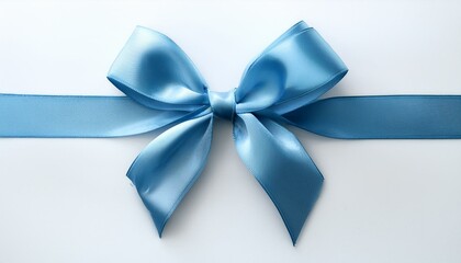 fiocco nastro seta azzurro