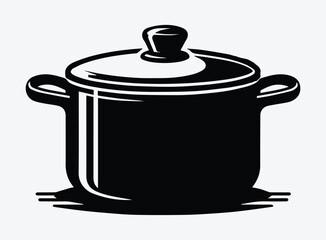 Saucepan Silhouette Vector Unique Designs