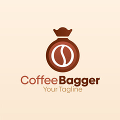 Coffee Bagger Logo Design Template. Good for Business, Agency, Community and Organization