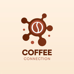 Coffee Connection Logo Design Template. Good for Business, Agency, Community and Organization