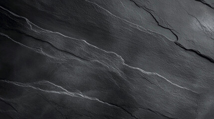 Fototapeta premium Dark Black Slate Stone Texture. Natural Rock Background