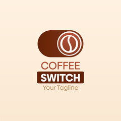 Coffee Switch Logo Design Template. Good for Business, Agency, Community and Organization