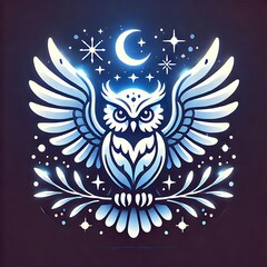 Moonlight Winged Owl Icon