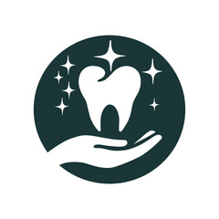 Shining Teeth in Caring Hands