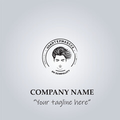 Hair logo company vector illustration
