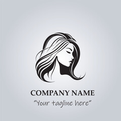 Hair logo company vector illustration

