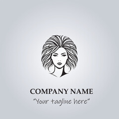 Hair logo company vector illustration