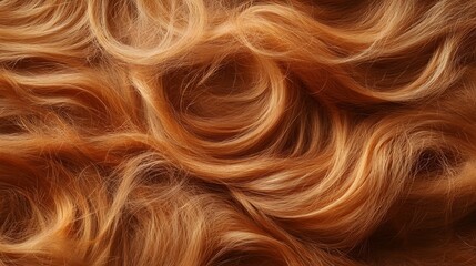 Naklejka premium Captivating Cascades of Blond Curly Hair Texture on Stylish Background Close up of luxurious voluminous and healthy looking wavy hair with a vibrant natural look against a soft elegant background