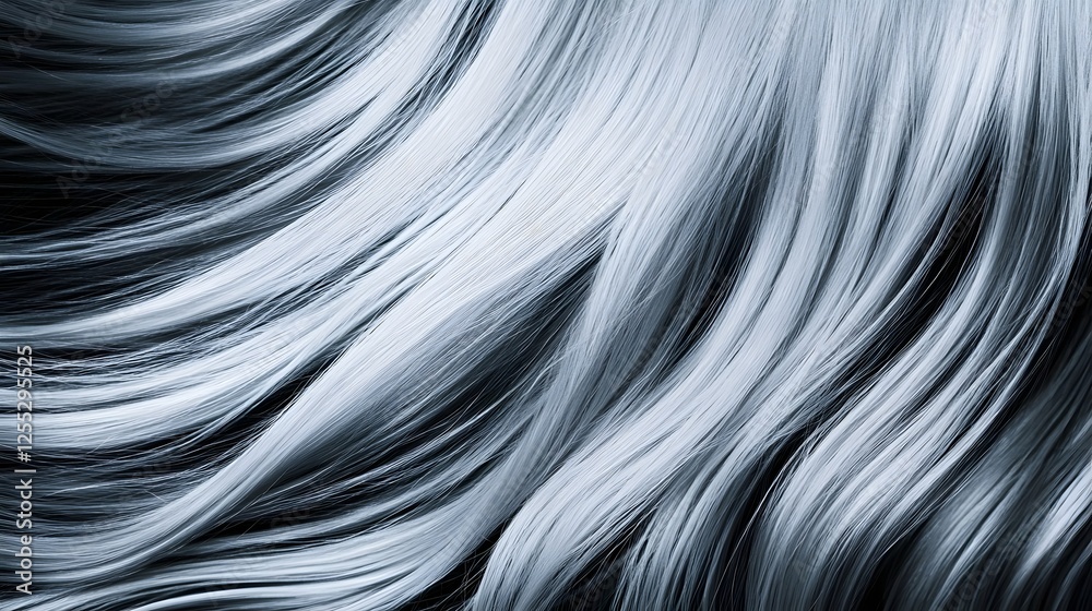 Poster captivating fluid motion ethereal silver waves of flowing energy evoking a mesmerizing elegant and m