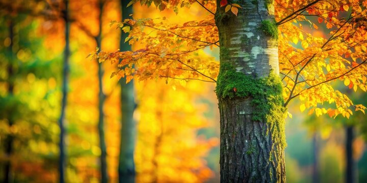Elegant Holm oak portraits: minimalist Leccio tree photography showcasing simple beauty.