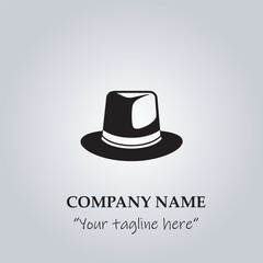 hat logo company vector illustration
