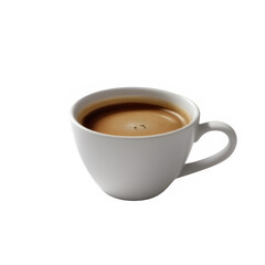 Realistic Coffee Cup with Fresh Espresso and Smooth Crema