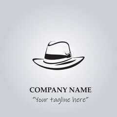 hat logo company vector illustration

