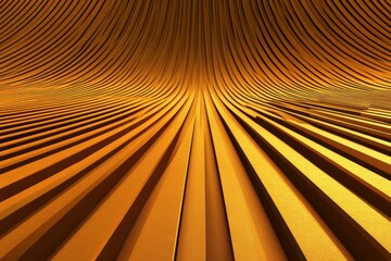 Obraz premium Abstract Orange Wave Pattern with Curved Lines and Texture Effects