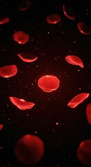 Red blood cells in motion: dynamic visualization of human circulatory system