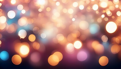 Abstract bokeh lights background