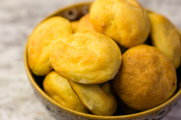 Delicious homemade salty cheese cookies without sugar. Dietary cookies without sugar. Weight loss and diet food concept