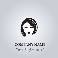 hair logo company vector illustration