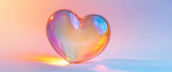 A solitary red heart on a white background, symbolizing love and affection for Valentine's Day. The isolated design provides space for customization, perfect for greeting cards or themed artwork.