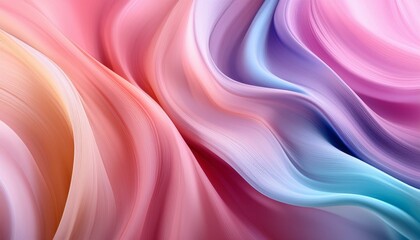 Obraz premium Soft and liquid color waves background