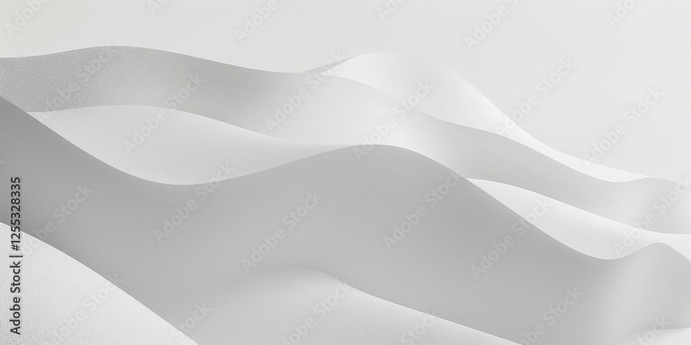 Poster a minimalistic design featuring a clean white background, minimalist shapes and subtle gradients, mo
