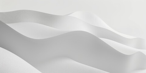 Fototapeta premium A minimalistic design featuring a clean white background, Minimalist shapes and subtle gradients, Modern minimalist style