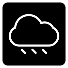 rainy solid icon