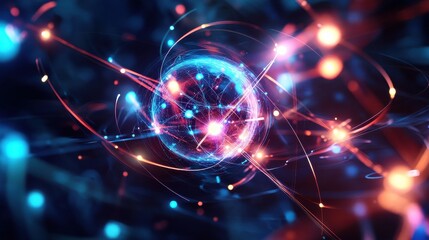 Quantum System Glowing with Floating Digital Qubits