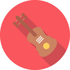 Obraz premium Violin Vector Icon