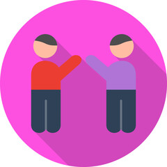 Waving to people Icon