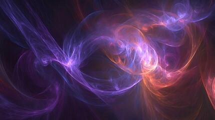 Fototapeta premium Abstract cosmic swirls, energy flow, nebula background, design