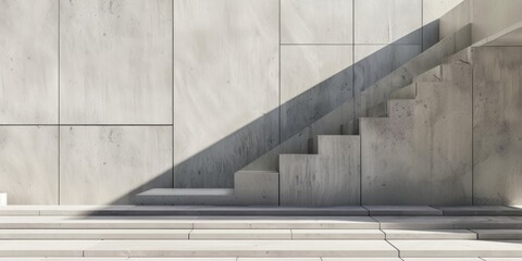 A modern minimalist layout with a muted silver background, Geometric patterns and soft textures, Minimalist architectural style