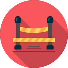 Do Not Cross Line Icon