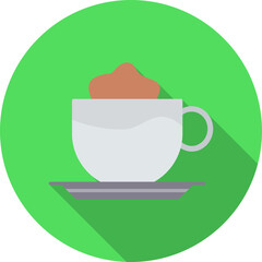 Latte Vector Icon