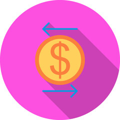 Unique Transcation Vector Icon