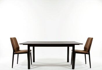 Elegant Designer Table Sets: Showcase of Stylish Tables and Chairs on Pure White Background, Ideal for Home Decor & Interior Design


