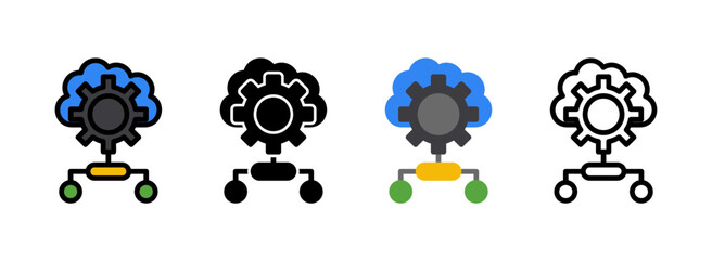 Set of Orchestration Icon