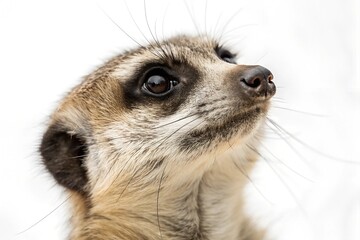 close up of a meerkat