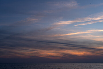 sunset at the beach sea Mediterranean turkey holidays vacation summer sky pink skies orange landscape
