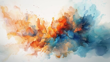 Obraz premium Abstract Art Explosion of Colors