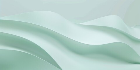A simple minimalist design with a pastel mint green background, Abstract lines and minimal textures, Minimalist artistic style